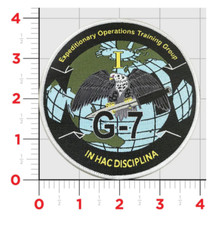 MARINE CORPS 1ST EXPEDITIONARY FORCE MEF G-7 EMBROIDERED PATCH WITH HOOK LOOP