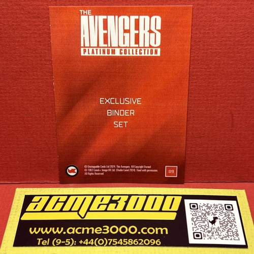 THE AVENGERS Platinum Collection 9 - HAVE GUNS WILL HAGGLE - Binder Card B9 - Picture 2 of 2