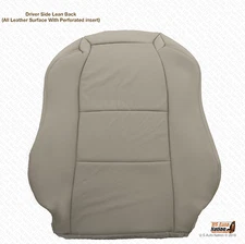 Driver Side Top Replacement Perforated Leather Cover Gray Fits 2008 Acura TL