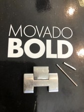 movado bold watch extra link,steel color, men, 22mm