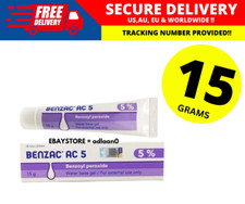 BENZAC AC 5, Water Base Gel 5 Benzoyl Peroxide Acne Pimple Galderma 15g