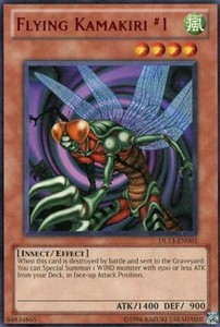 Flying Kamakiri #1 - Red - DL13-EN003 - Rare - Unlimited Edition x3 - Near Mint