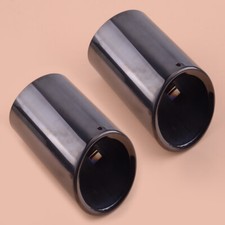 2x Stainless Steel Exhaust Pipe Tip Tail Muffler Fits For Toyota Camry 2018-2022