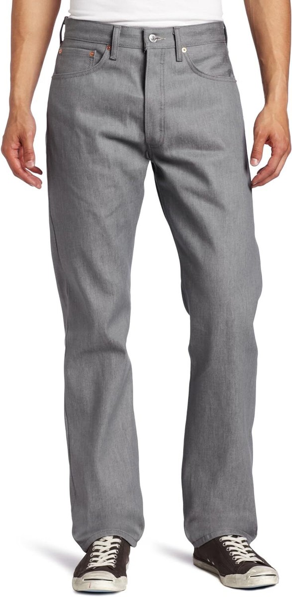 LEVI’S 501 36inch Levi's Men's Stone Wash 501 Original Fit Jeans, 36x36