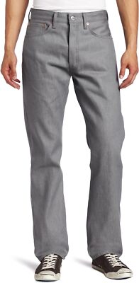 Levi's Men's 501 Original Shrink-to-Fit Jeans 36W x 32L, Silver