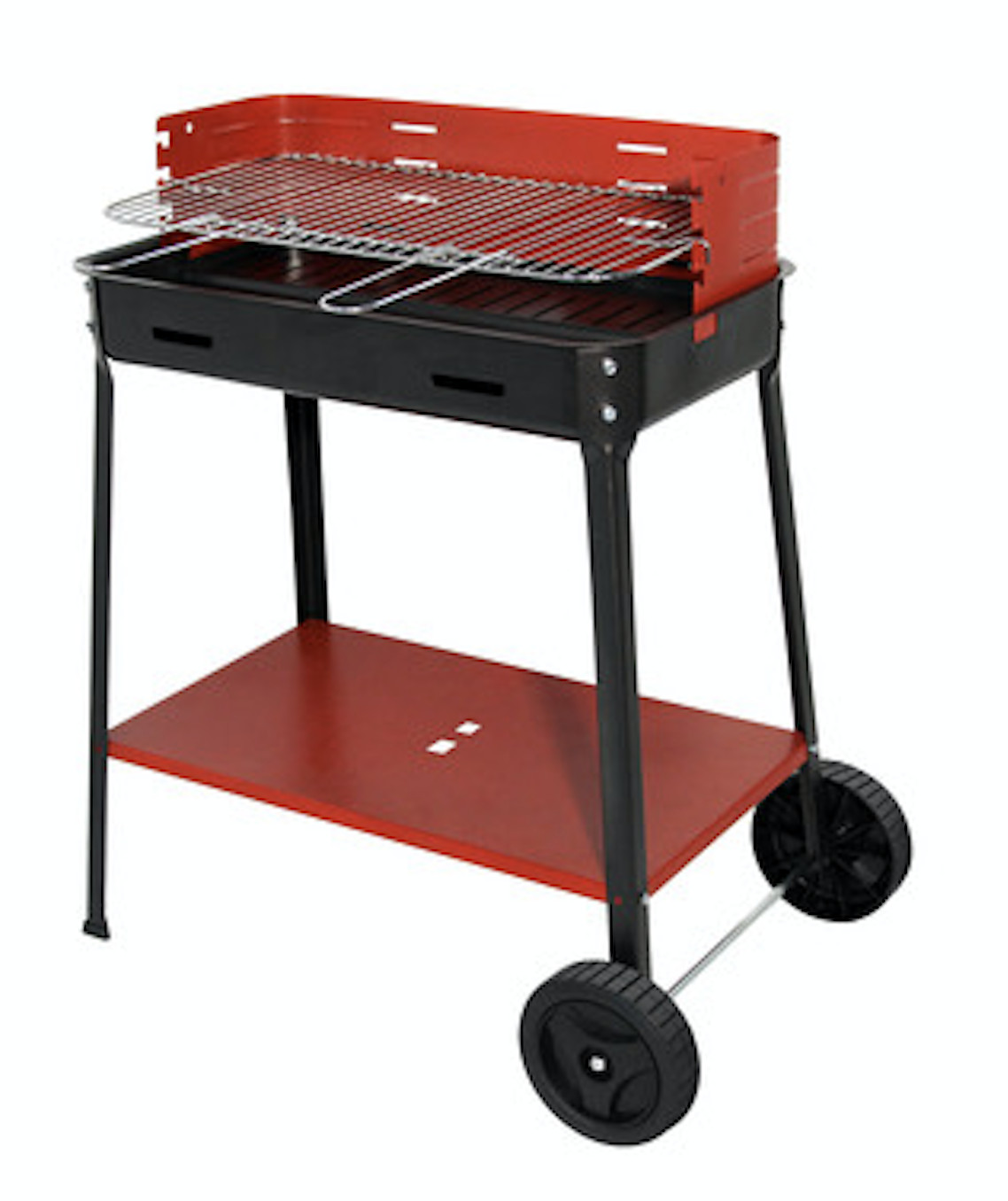 Barbecue Professionale MOD.504.50 Acciaio - 50x35x80 cm con Ruote