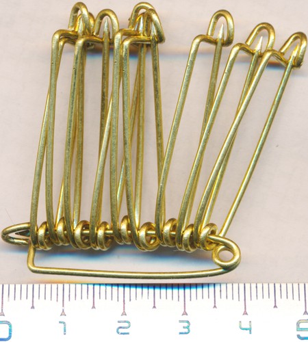 Pins Per Distintivi, 40 Millimetri, Lotto Di 10 Copie (10121) - Picture 2 of 2