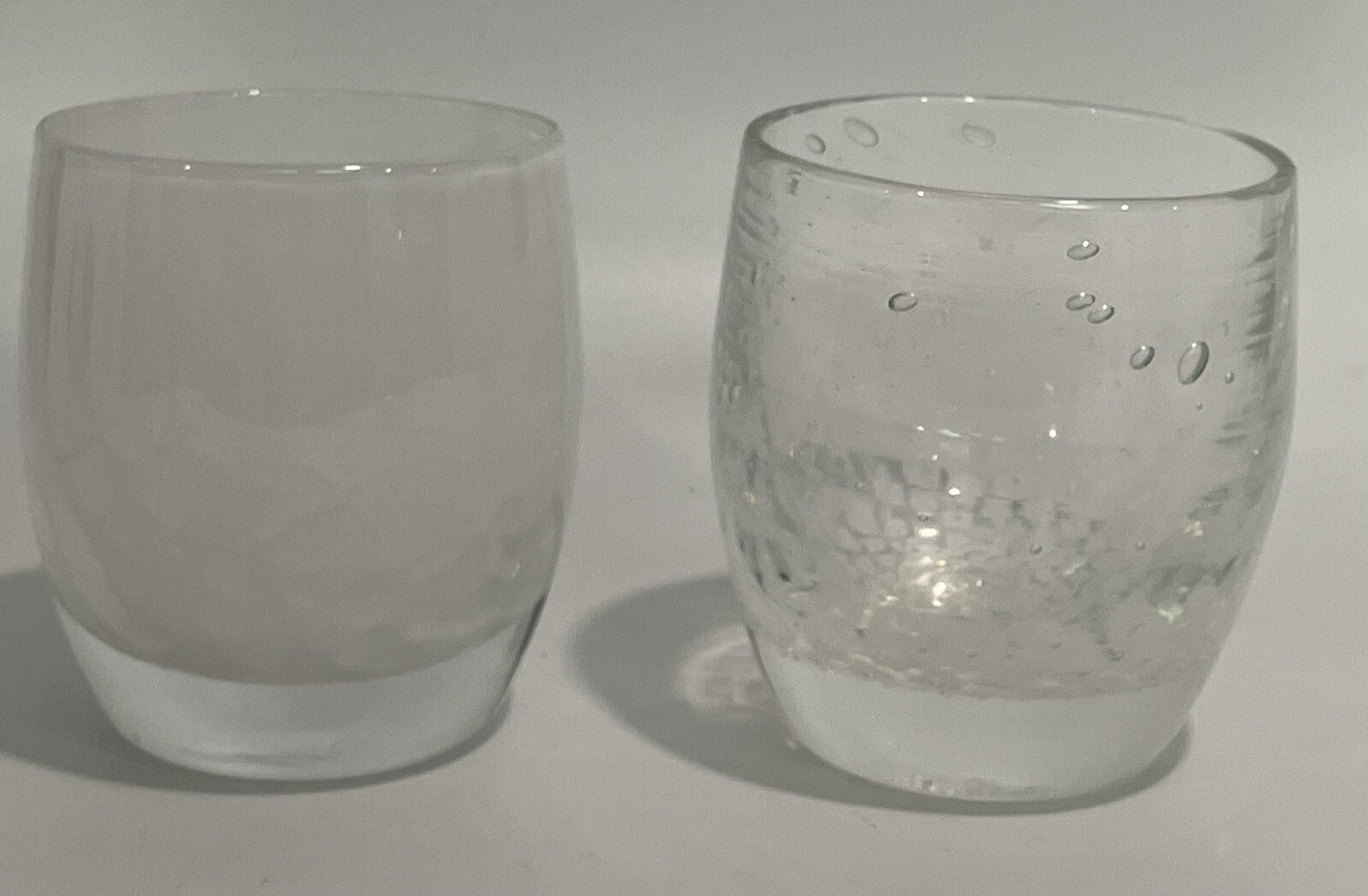 glassybaby 2 Pack NEW In Box Wedding Set Embrace & Yes Sold OUT Votive