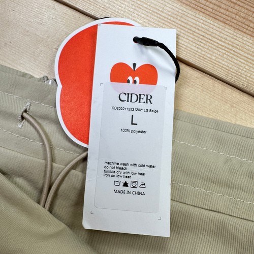 Cider Cargo Midi/Maxi Skirt Large Adjustable Waist Zip Pockets Slit Gorpcore Y2K - Picture 5 of 10