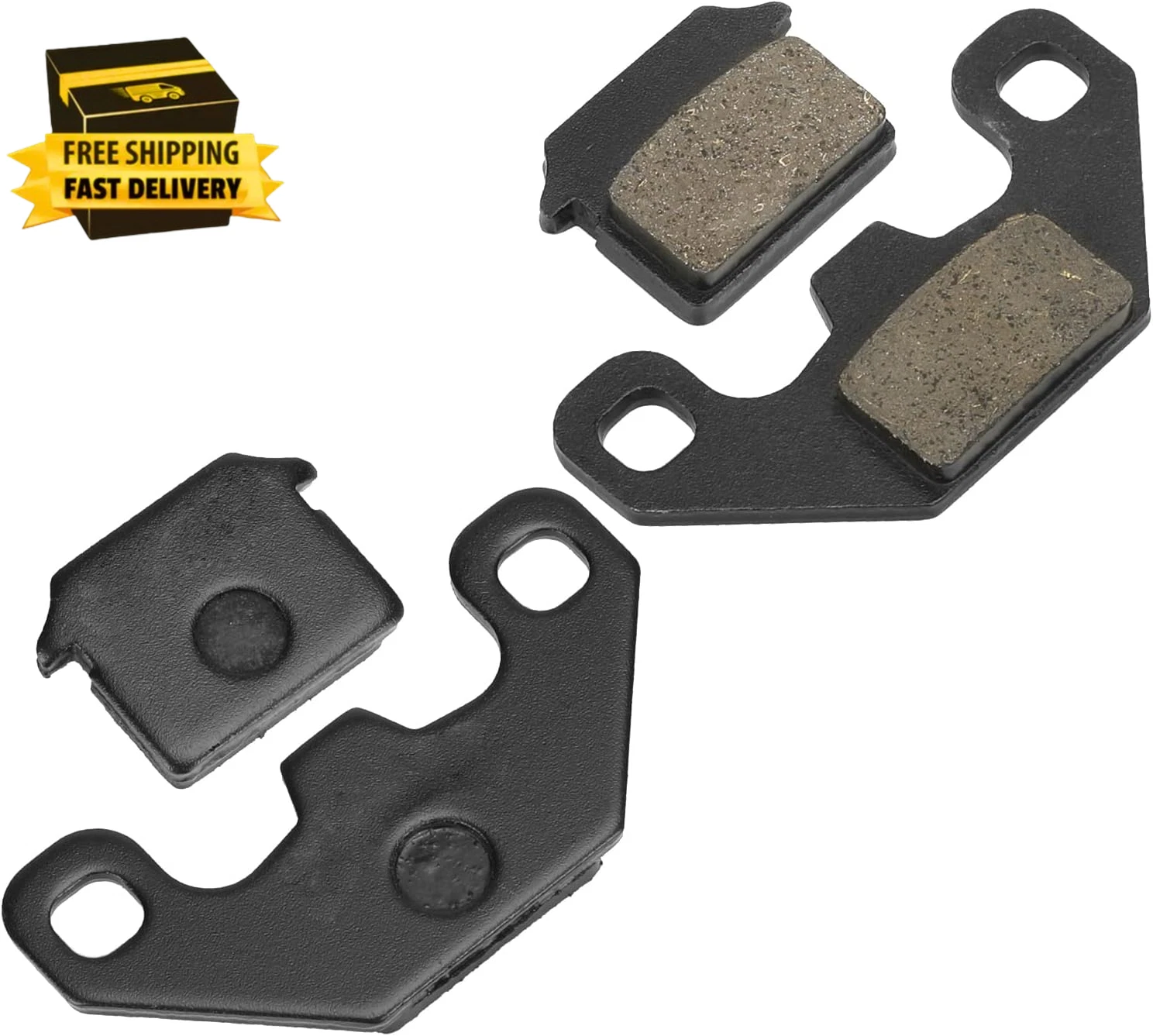 Rear Ceramic Disc Brake Caliper Pads Shoes for 70Cc 90Cc 110Cc 125Cc SSR Apollo  - Picture 1 of 9