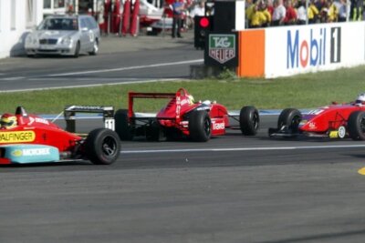 Ryan Briscoe PREMA Powerteam retired at the first corner of the race Old Photo 3