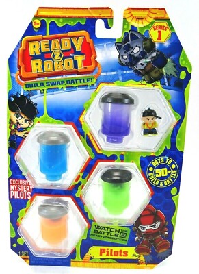 Ready2Robot Series 1 Build Swap Battle Ready to Robot Mystery Pilots