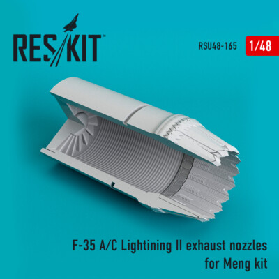 Reskit RSU48-0165 F-35 (A/С) Lightning II exhaust nozzles 1:48 for Meng model