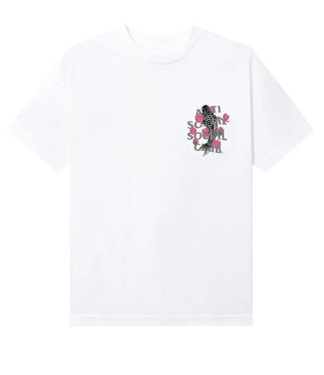 ★ ANTI SOCIAL SOCIAL CLUB★ Koi USA Made Short Sleeve T-Sh Anti Social Social Club Koi USA Made T-Shirt White