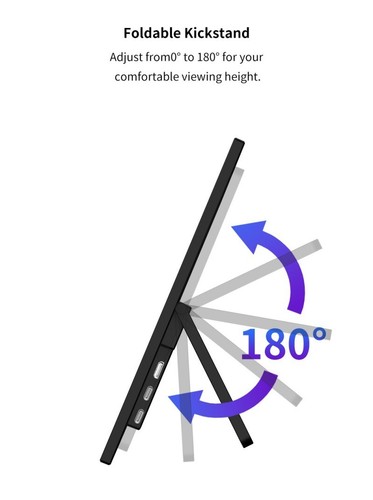 15.6 Inch 1080P 60Hz Touch Screen Portable Monitor 2K 144Hz Type-c Laptop Monito - Picture 15 of 20
