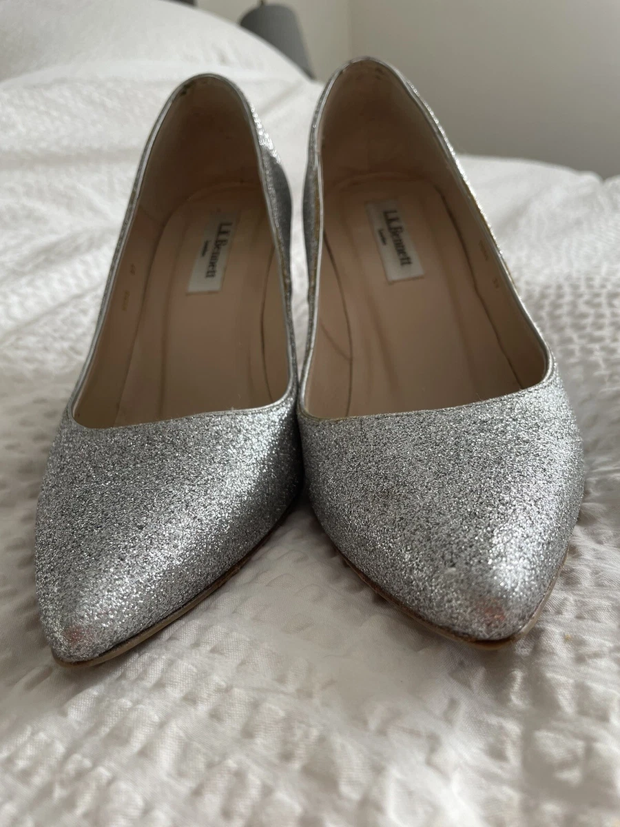 Lk bennett silver best sale shoes