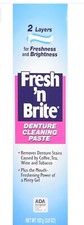 Fresh 'N Brite Denture Cleaning Paste 3.8Oz pack of 3