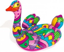 Gioco Gonfiabile per Bambini Cavalcabile Piscina 190x166cm 41117 Struzzo Bestway
