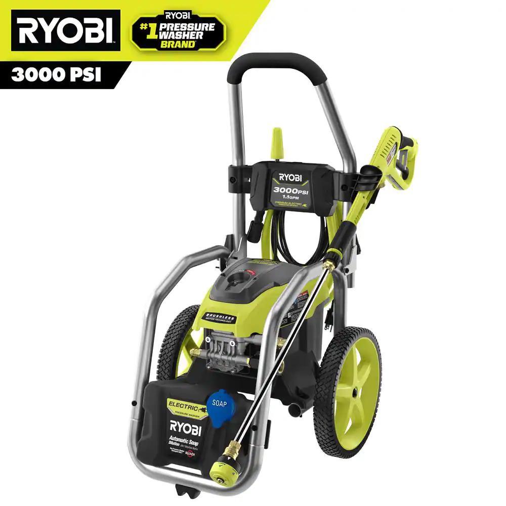 RYOBI Electric Pressure Washer 3000 PSI 