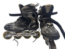 Roller Derby Roller Blades Size 11 Men's Super Series Sport SS-9000 Grey  Black