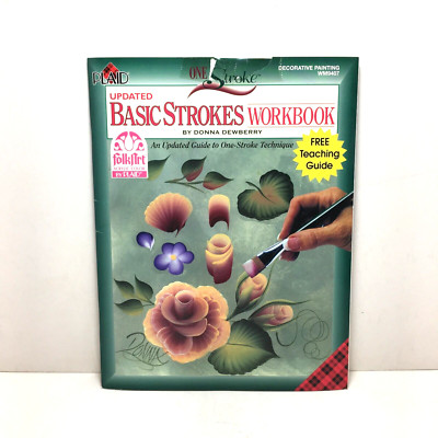 Updated Basic Strokes Workbook by Donna Dewberry 2000 painting instructions