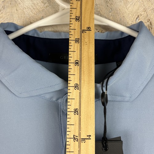 Neu mit Etikett Greyson Golf Tala Polo "LYONJAY" Shirt Erwachsene Extra Large blau Performance - Bild 11 von 13