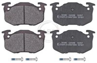 A.B.S. 36580 Bremsbelagsatz, Scheibenbremse FüR CitroËN Peugeot Renault