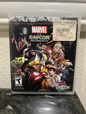 Marvel vs. Capcom 3: Fate of Two Worlds (Sony PlayStation 3, 2011) CIB