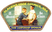2018 Campership Sponsor Clean Glacier's Edge Council CSP WI Norman Rockwell