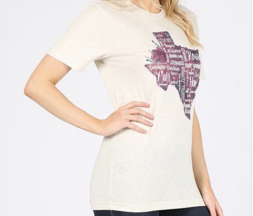 Women's Western Tops Fashion Graphic T Shirt Print Yoga Tee Boho Summer Blouse - Picture 4 of 6