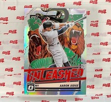 Aaron Judge 2021-22 Optic Unleashed New York Yankees silver holo