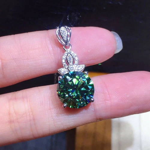 Gorgeous Wedding 925 Silver Plated Necklace Pendant Women Cubic Zircon Jewelry - Picture 24 of 39