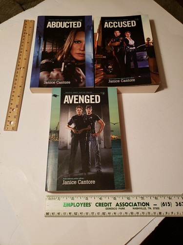 Avenged, Abducted,Accused (Paperback books) 3 different books by Janice Cantore
