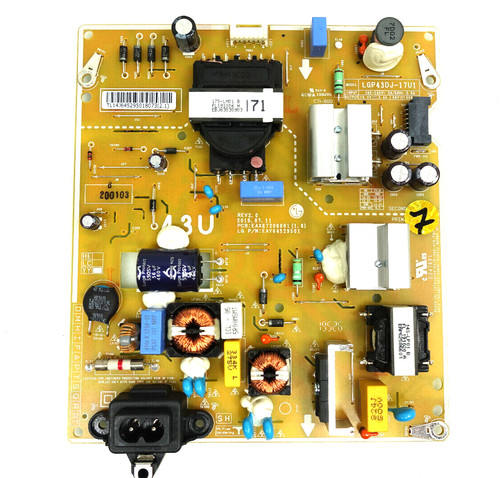 Netzteil EAX67209001 (1.6) / LG43DJ-17U1 für LED TV LG Model: 43UM7050PFL