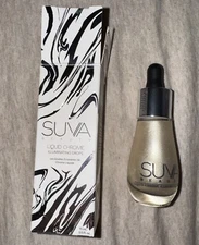 Suva Beauty IMPERIAL Liquid Chrome Illuminating Drops White Gold 15mL/0.5oz NEW
