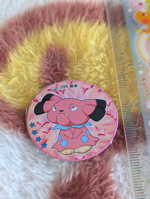 Pokemon korea rare cardboard card ddakji pog menko Snubbull