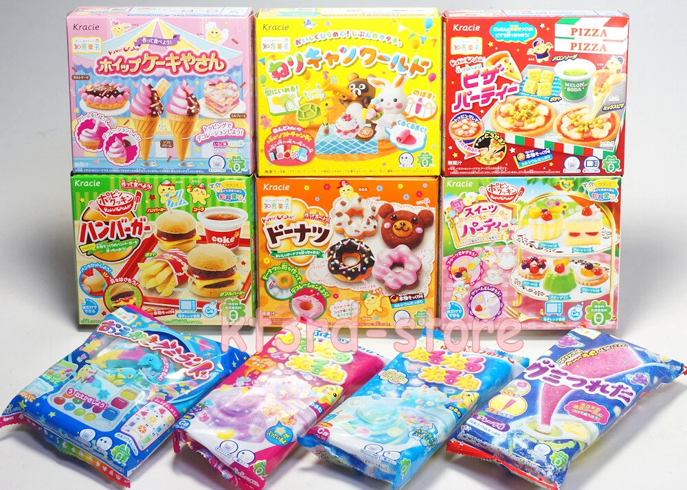 Popin Cookin kracie DIY Candy kit (set of 10) Japanese Candy w/ Gift /Sen