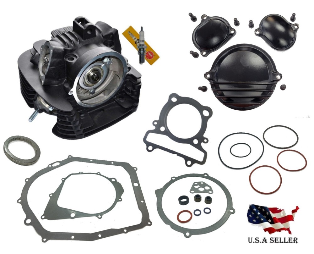 Yamaha Wolverine 350 4wd Cylinder Head Complete Assembly Yfm 350 Yfm 1996 - 2005