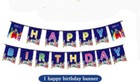 AMONG US 20 Guests Birthday Party Supplies Plates Napkins Banners Table Treat..  — photo 8