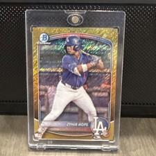 2025 Bowman Chrome Zyhir Hope #BCP-2 Gold Shimmer Refractor /50 (RC) Dodgers 