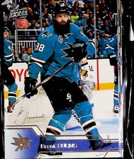 2016-17 Upper Deck Series 1 and 2 San Jose Sharks Base Veteran Team Set