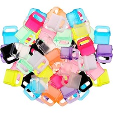 30-Pack Colorful USB-C Dust Plugs Protector Cover with Hanging Hole for Laptops