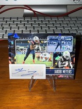 2022 Donruss Jakobi Meyers Signature Highlights Auto Autograph Cracked Ice