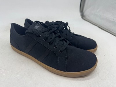 Xero Shoes Dillon Canvas Sneakers Men's Black Minimalist Barefoot Shoes - 13