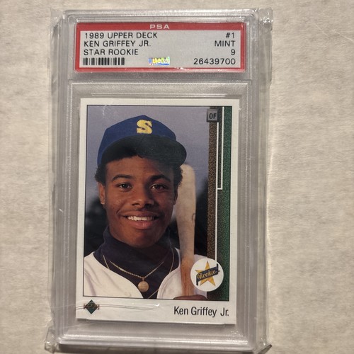 1989 Upper Deck Star Rookie Ken Griffey Jr RC #1 Seattle Mariners MLB PSA 9