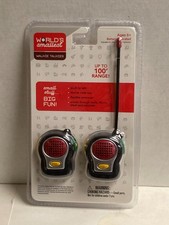 Worlds Smallest WALKIE TALKIES Miniature - Up To 100' Range