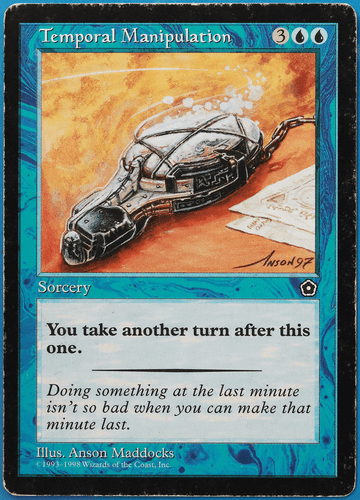 Temporal Manipulation Portal Second Age HP/DAMAGED CARD (506195) ABUGames - Picture 1 of 2