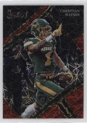 2023 Panini Select Draft Picks Field Level Red Lazer Prizm Christian Watson d4y