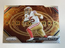2023 Panini Prizm Football Fireworks #F-22 - George Kittle - San Francisco 49ers