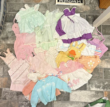 Vintage 70/80s Girls Clothing Mixed Sizes Styles Dresses/Pinafores Bryan Carters